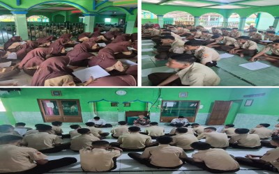 Gelar Doa Bersama : Mujahadah kelas IX sebagai Ikhtiar Batin Meraih Nilai terbaik PSAJ